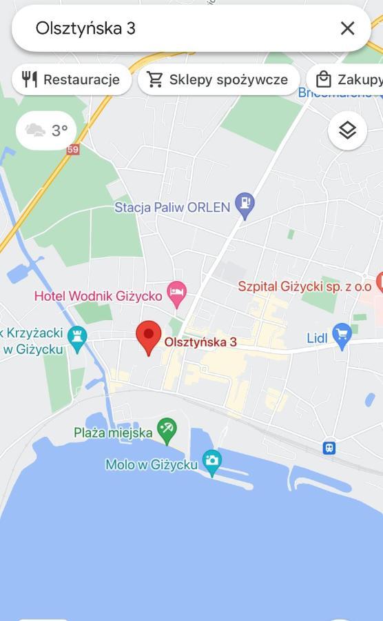 Apartament Xo Centrum Giżycko Zewnętrze zdjęcie